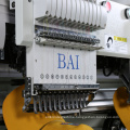 BAI high speed 12 needles six heads dahao computer embroidery machine for hat t-shirt flat price